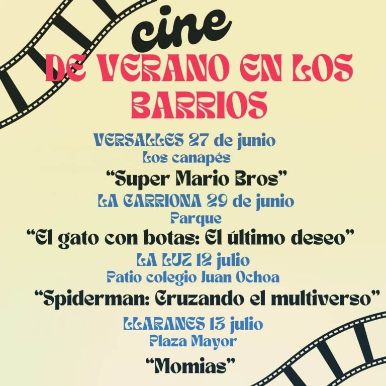 cine de verano en barrios