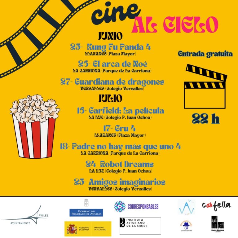 Cine al cielo Aviles